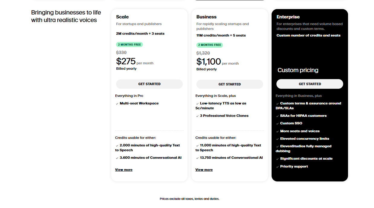 Screenshot of the ElevenLabs dashboard for monitoring your character quota and managing your elevenlabs usage billing.